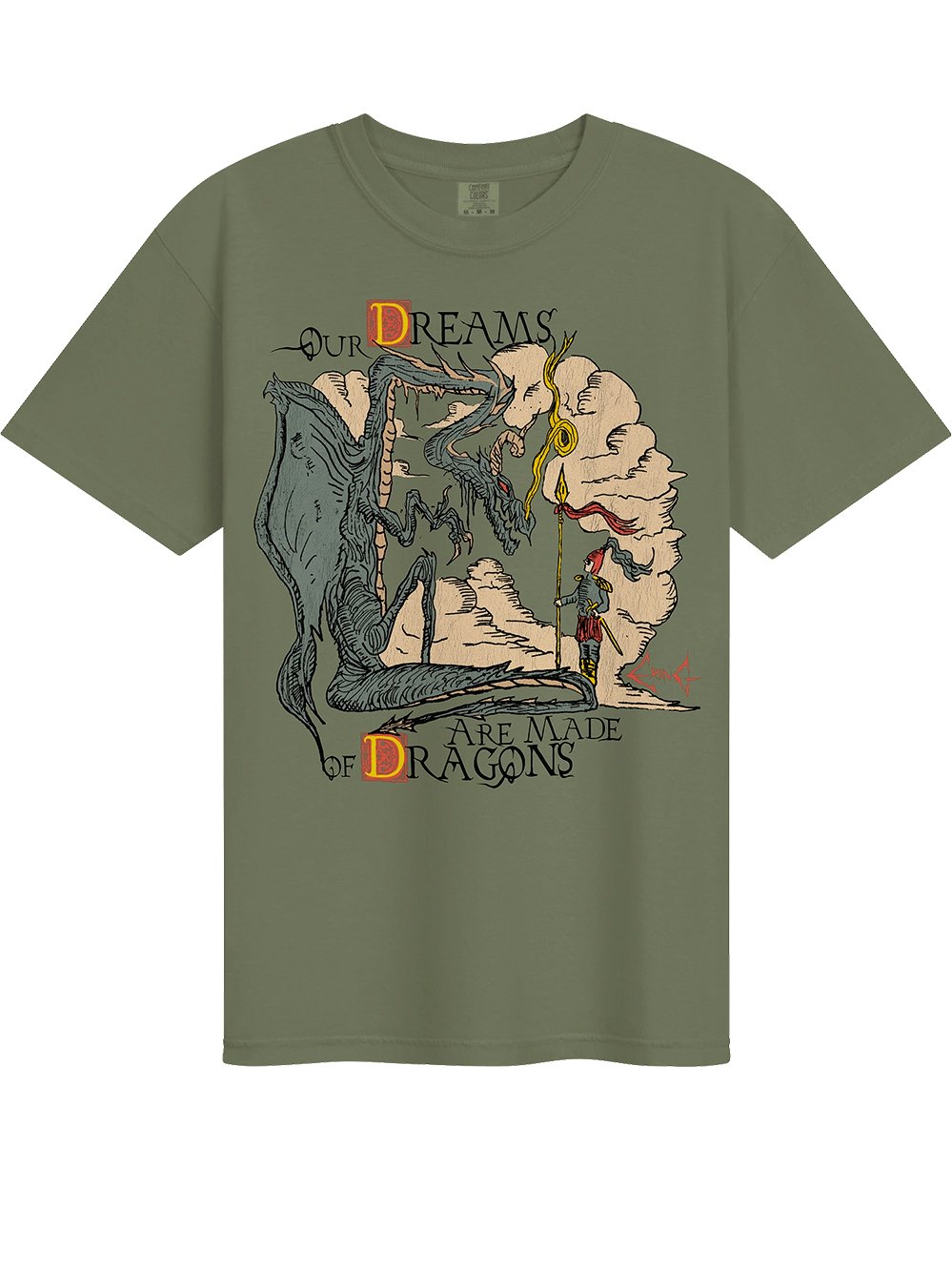 *New* Our Dreams are made of Dragons - PREMIUM T-Shirt (2 Color Options) [Comfort Colors] product image (1)
