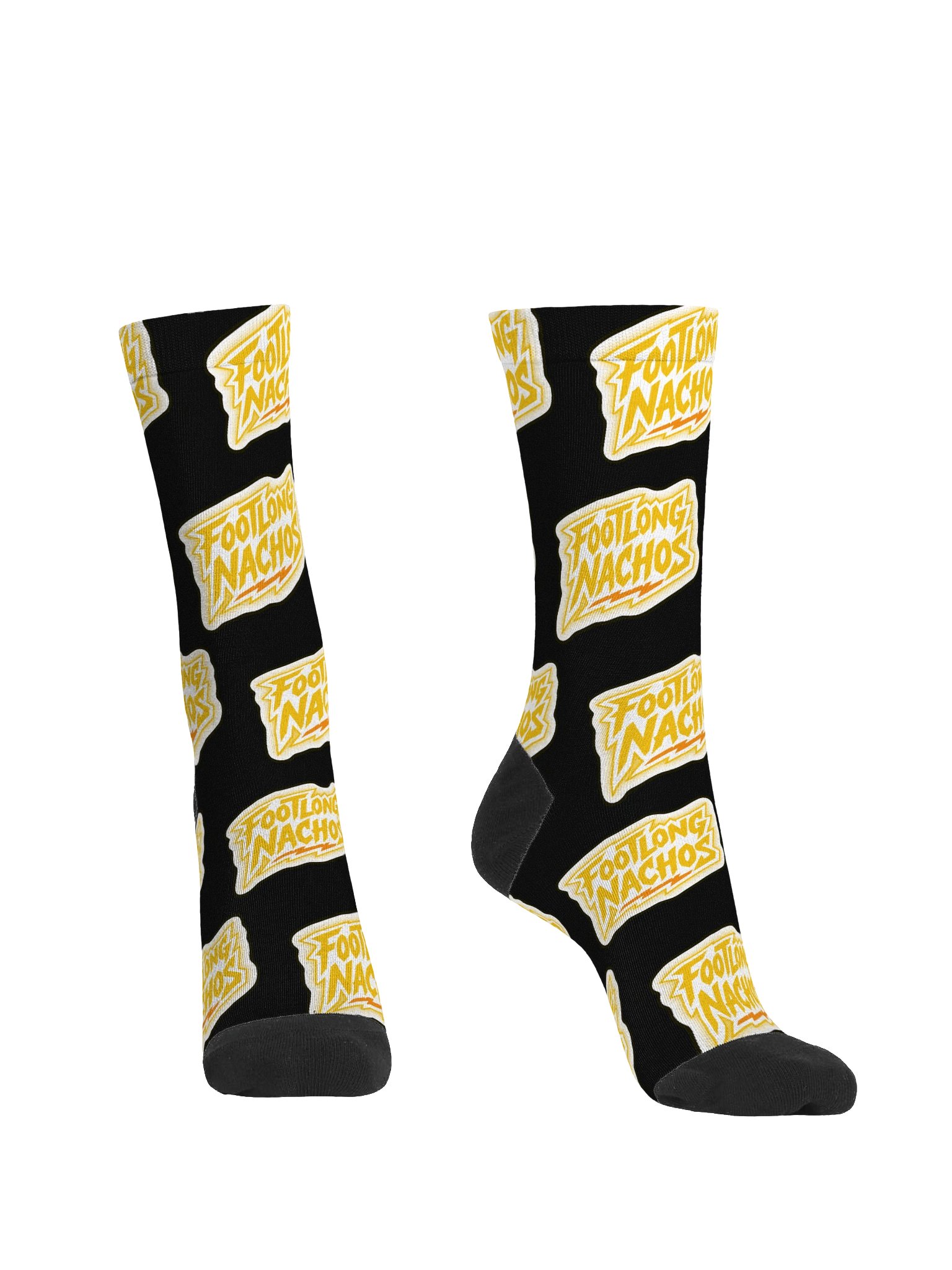 Footlong Nachos Logo Pattern Socks product image (2)