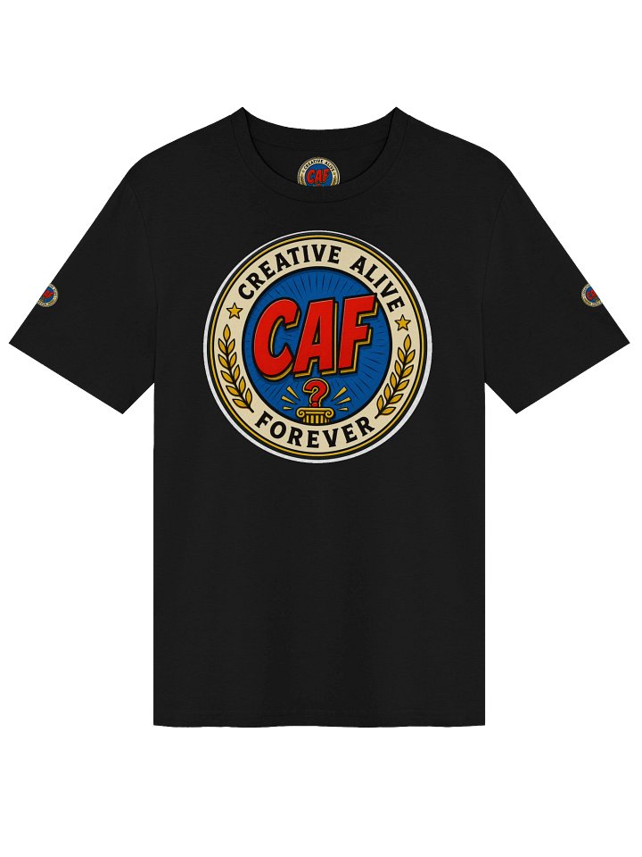 CAF Unisex Organic Ribbed Neck T-Shirt product image (1)