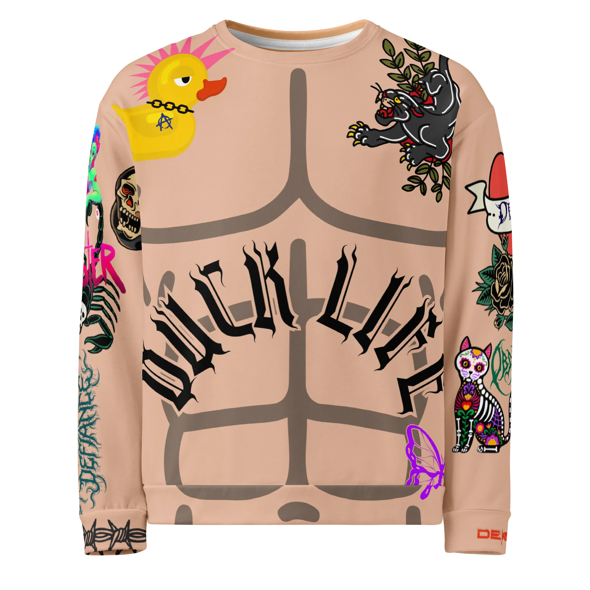 Odd Duck Collab Tattoo Sweater product image (1)