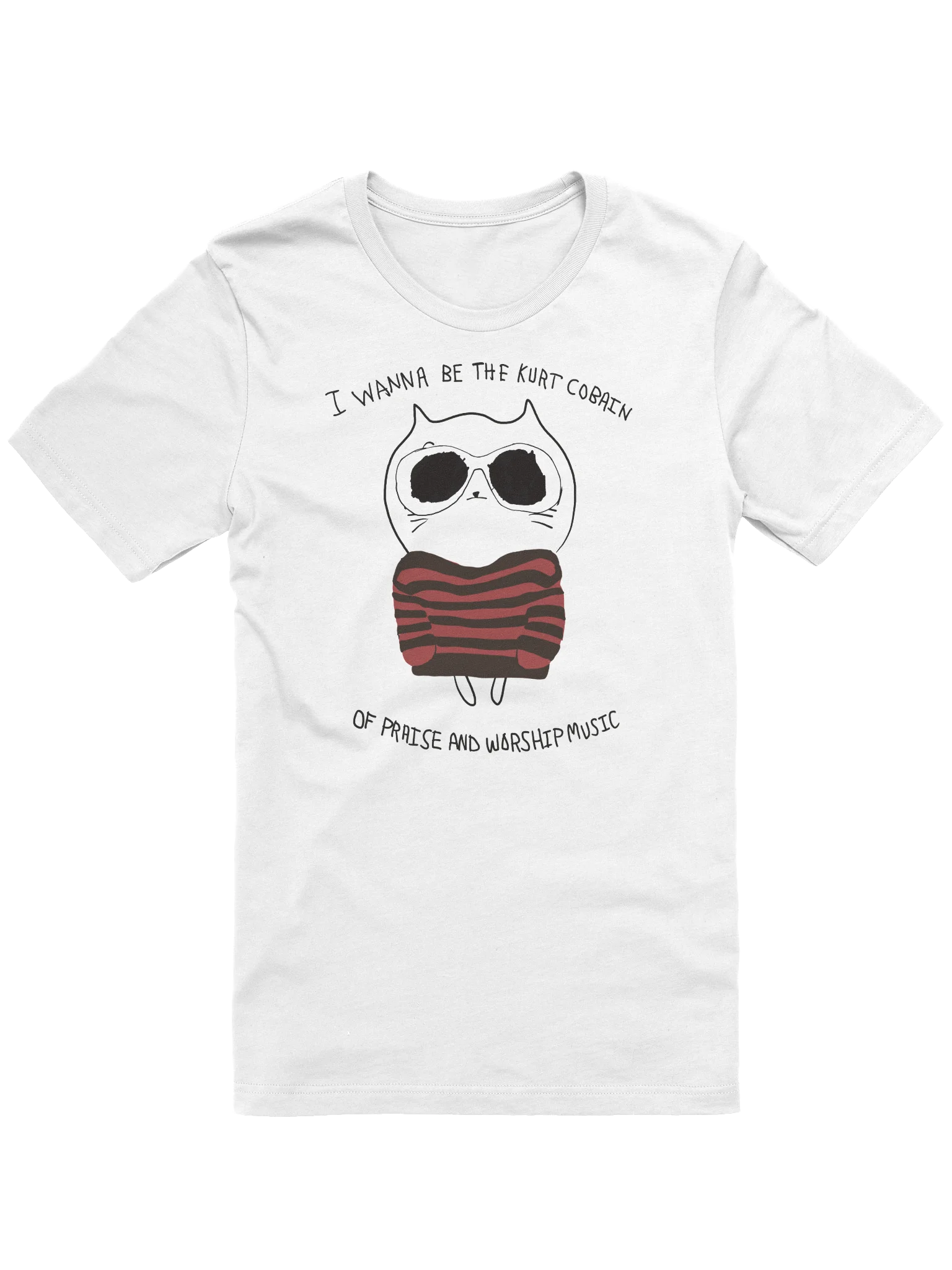 Kurt Cobain parody Statement Tee product image (1)
