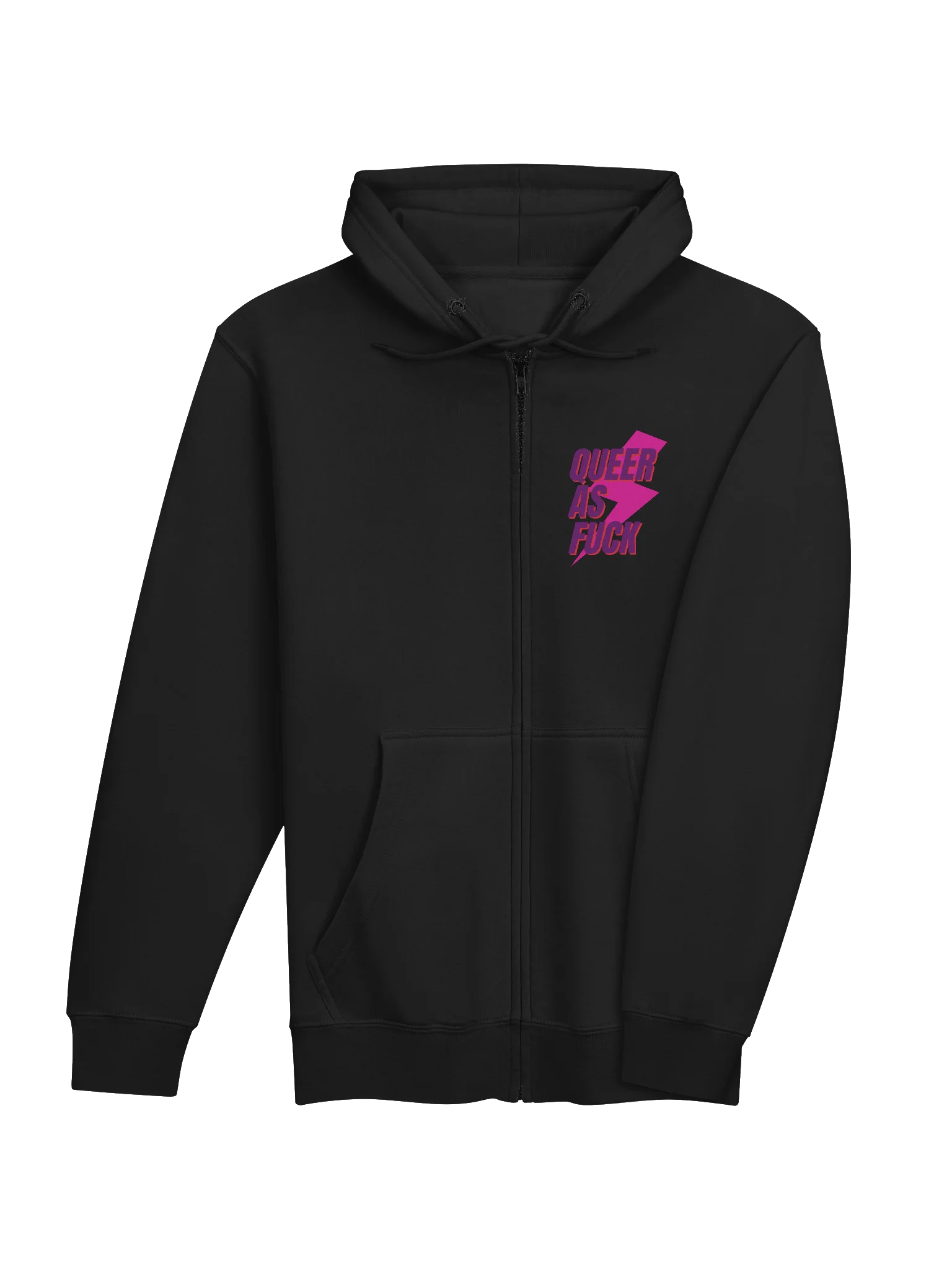 Queer AF zip hoodie product image (17)