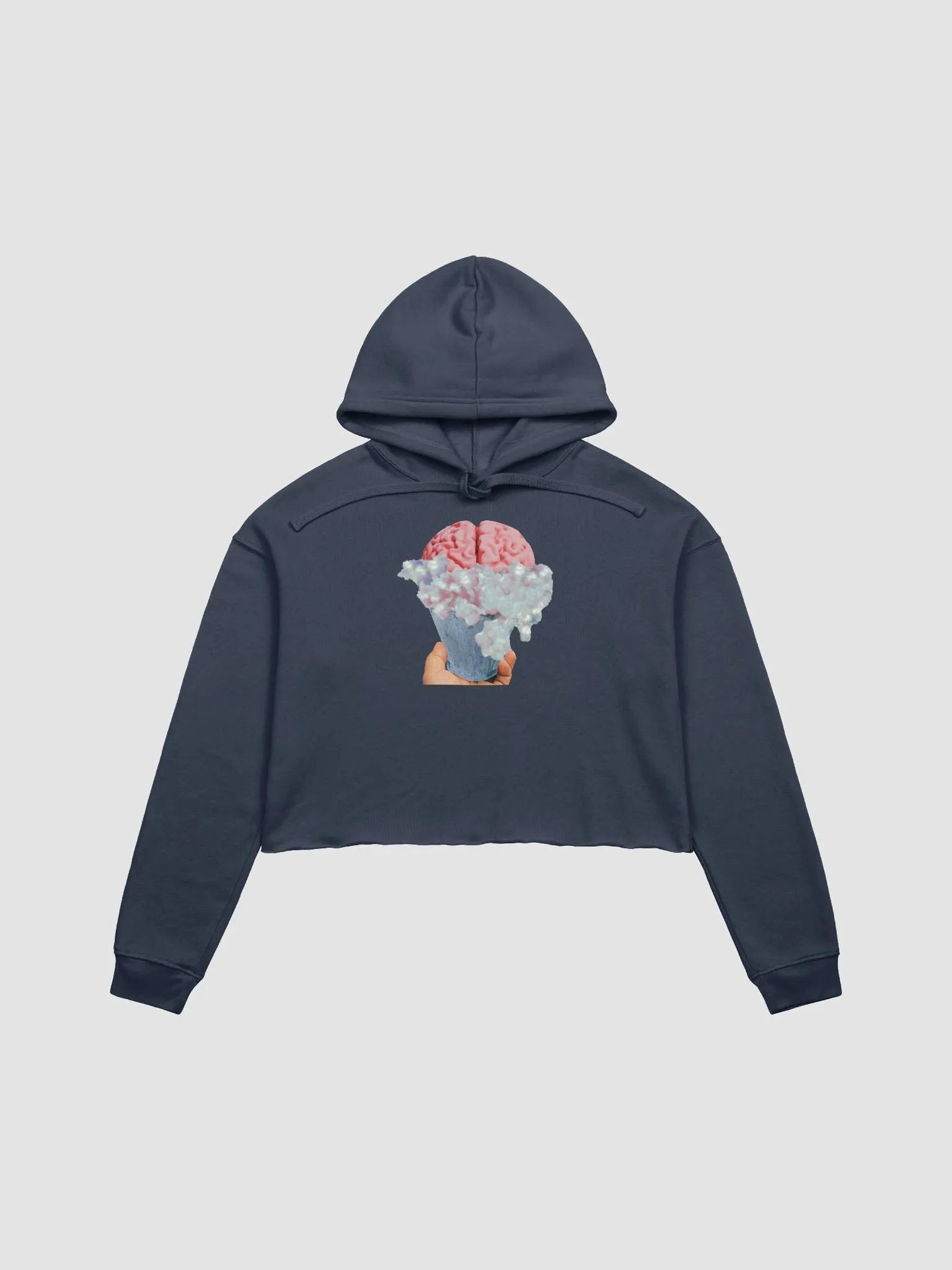 Brain Bath Cropped Hoodie product image (9)