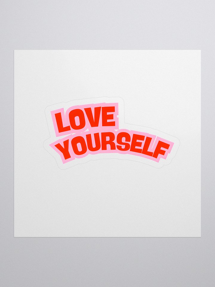LOVE YOURSELF STICKER product image (1)