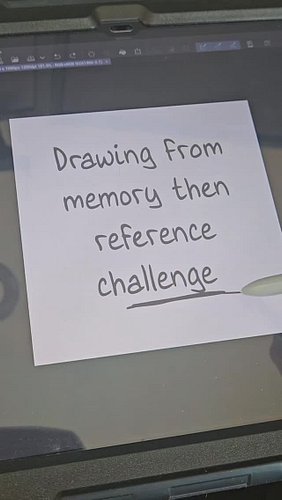 Been seeing this challenge pop up on my feed and thought it would be a fun thing to partake in! 

I drew these last night on ...