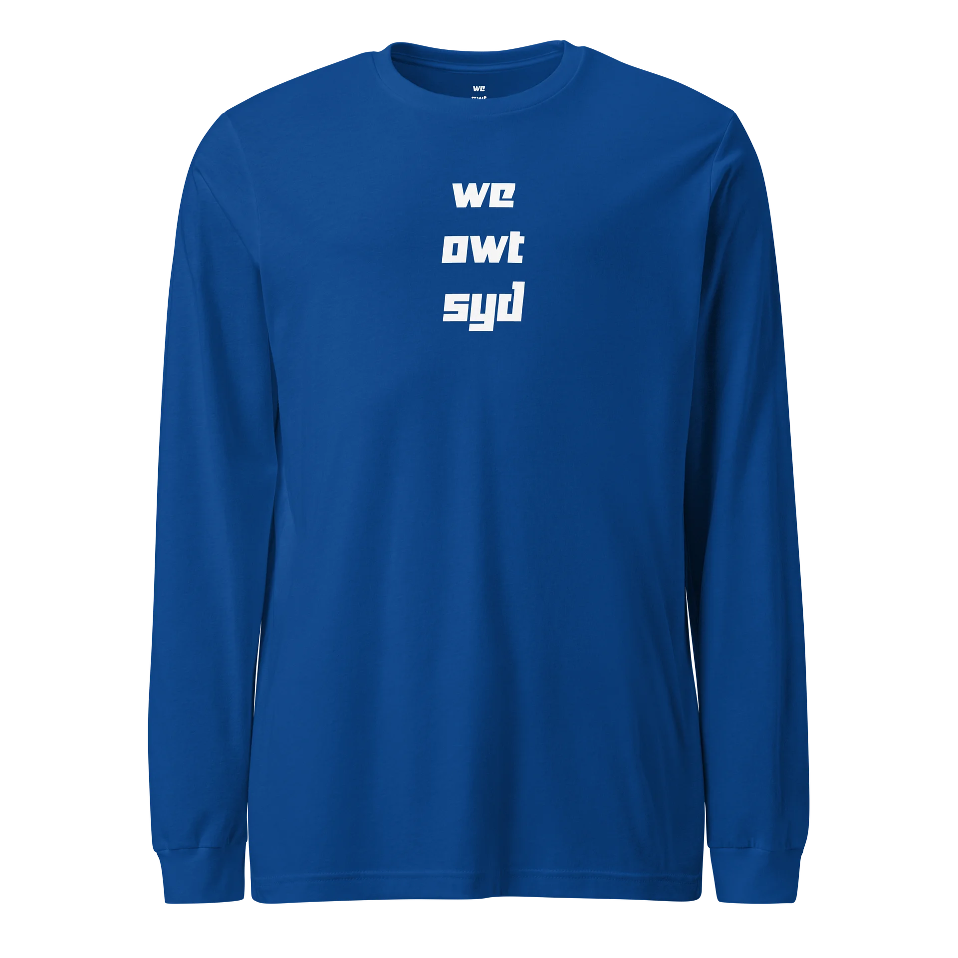 WeOwtsyd Premium Long Sleeve T-Shirt - Royal Blue product image (1)