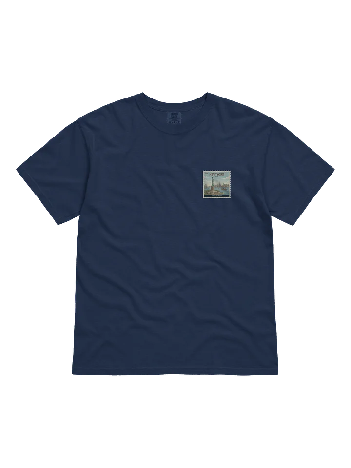 Vintage Statue of Liberty USA Travel Stamp Comfort Colors T-Shirt product image (1)