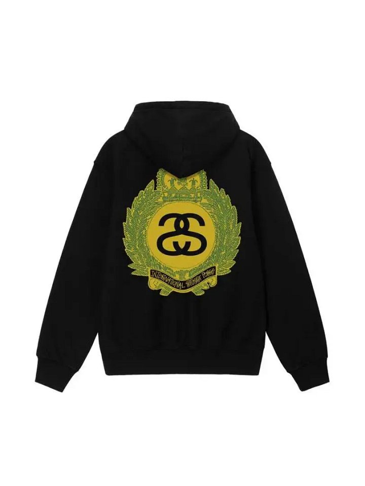 CROWN WREATH HOODIE BLACK product image (1)