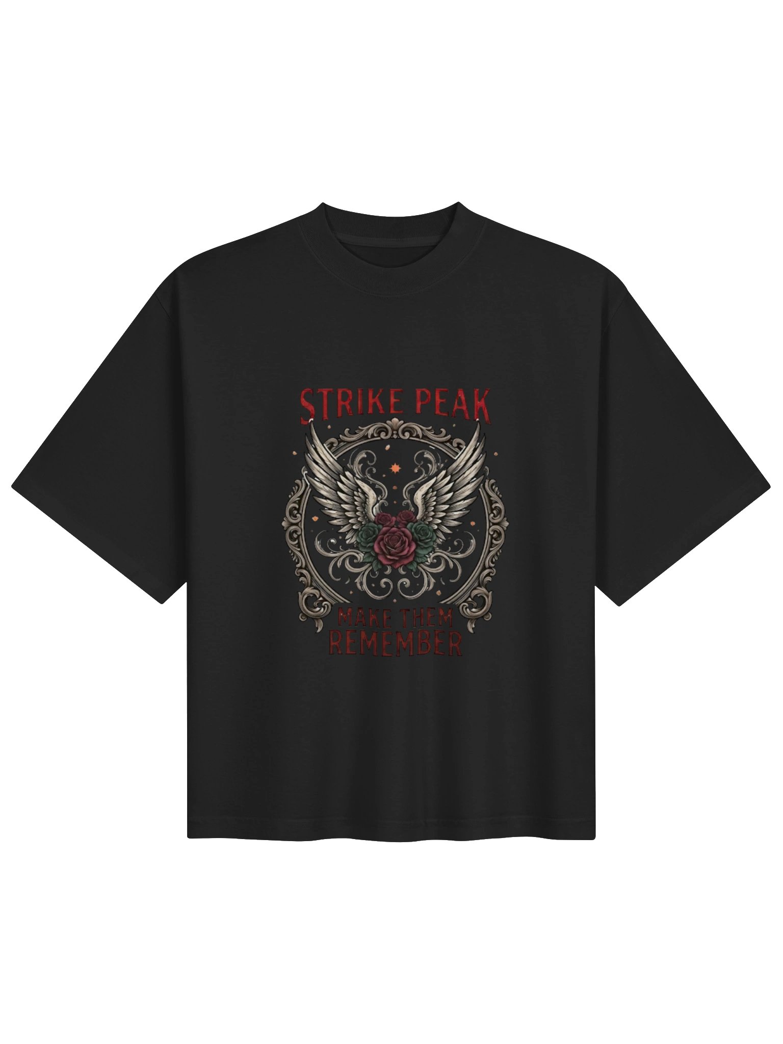 Premium Heavyweight Oversized Graphic T-Shirt - "Make Them Remember" Dual-Sided Statement Streetwear product image (3)