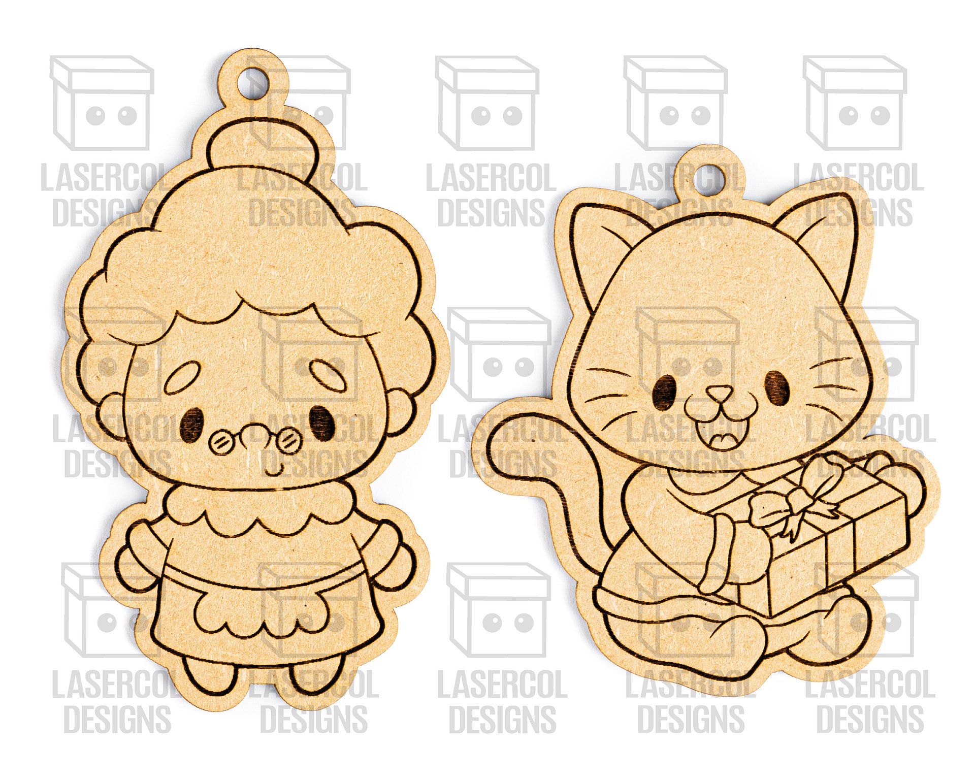 Christmas Ornaments - Laser Cut Files product image (6)