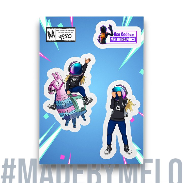 MELO Royale - Stickers (3pcs) | #MadeByMELO product image (2)