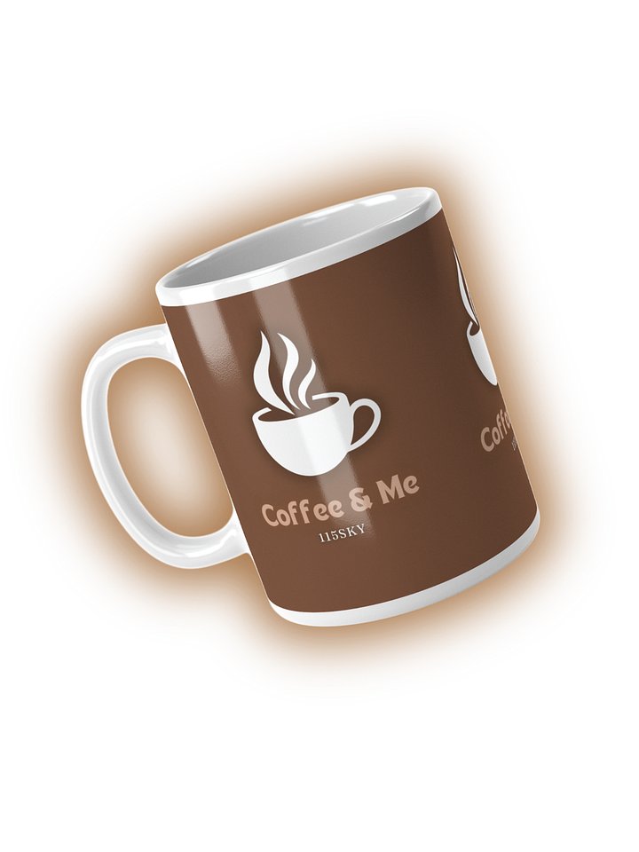 Coffee & Me White Glossy Mug product image (1)