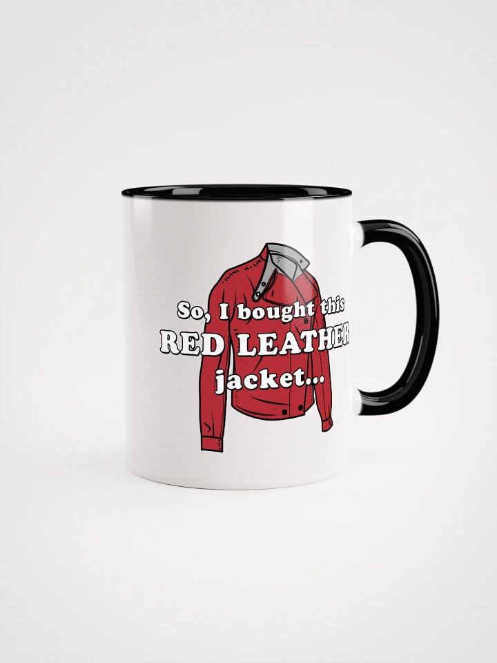 Red Leather Jacket - Mug with Color Inside product image (9)