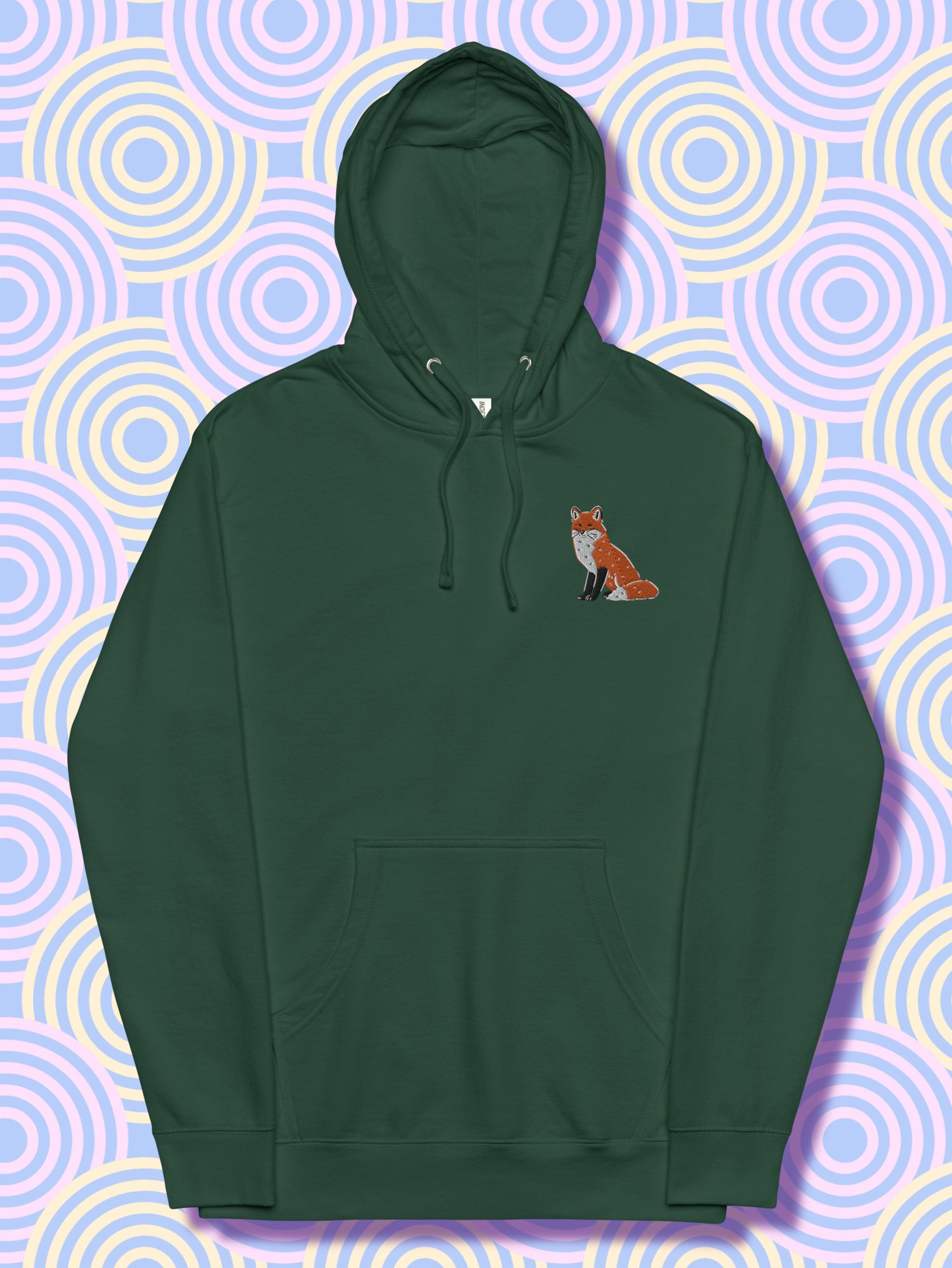 Peaceful Fox Midweight Hoodie product image (1)