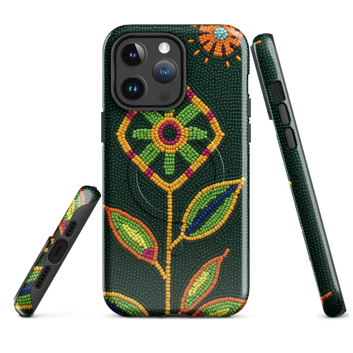 Floral Faux-Beadwork iPhone® Case product image (4)