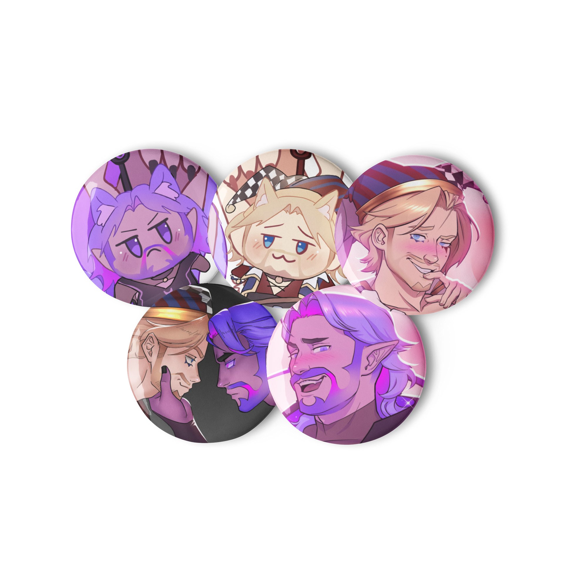 GREEDY BOYS PIN SET product image (1)