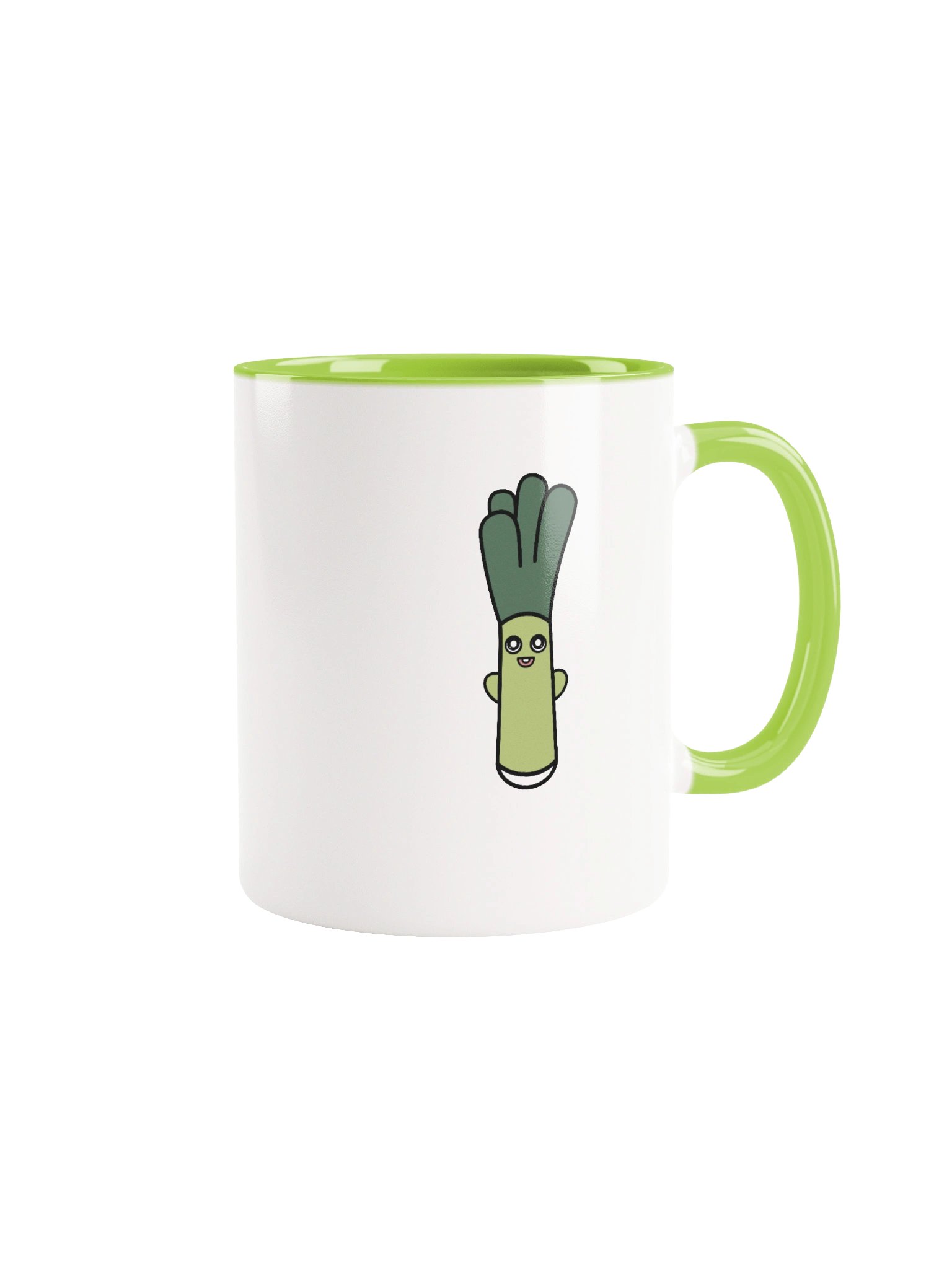 mug with a leek product image (1)