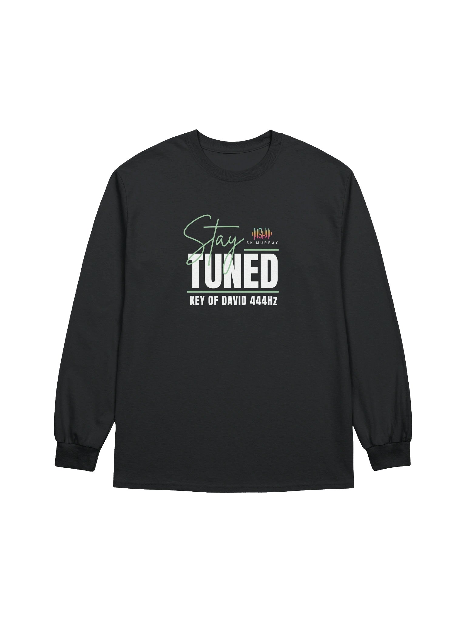 STAY TUNED long sleeve tee - Green product image (1)