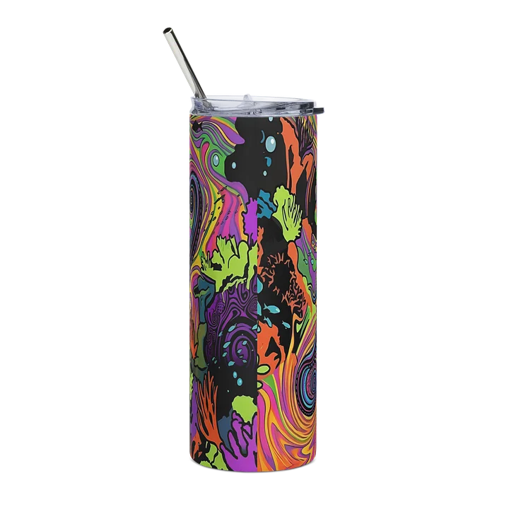 Psychedelic Octopus Stainless Steel Tumbler product image (3)
