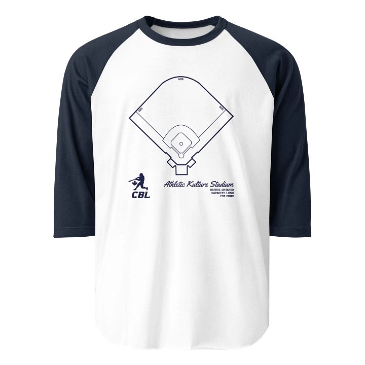 Barrie Ballpark 3/4 Tee product image (1)