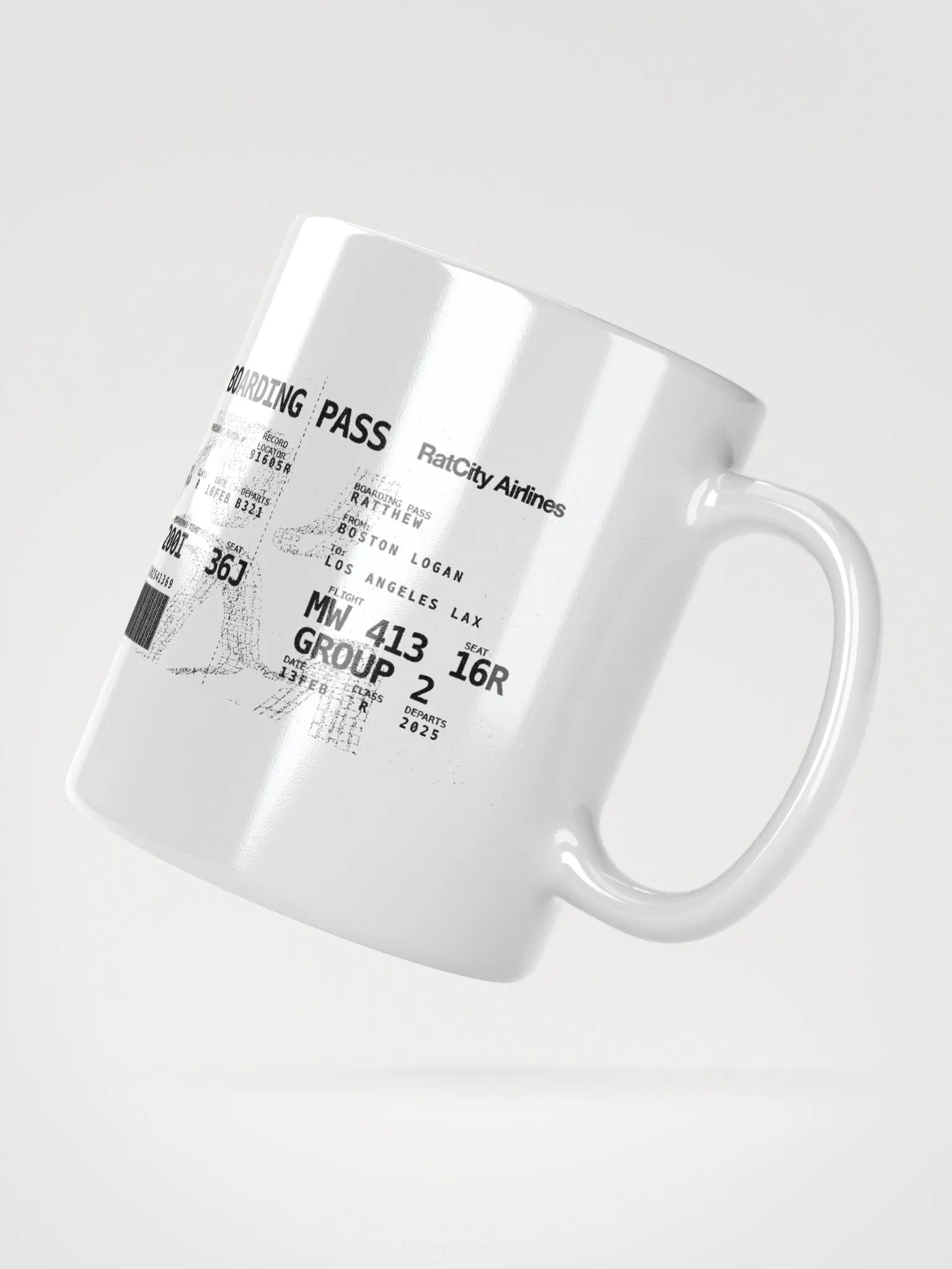 Boarding Pass Mug product image (4)