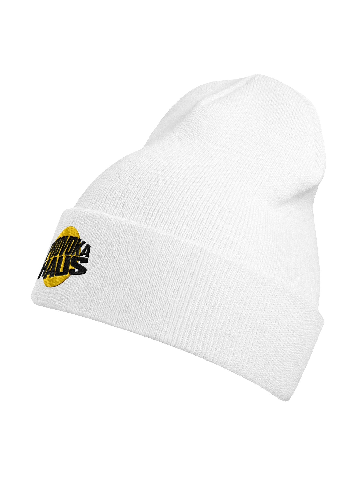 ProvokaHaus Signature Beanie – Cloud White product image (9)