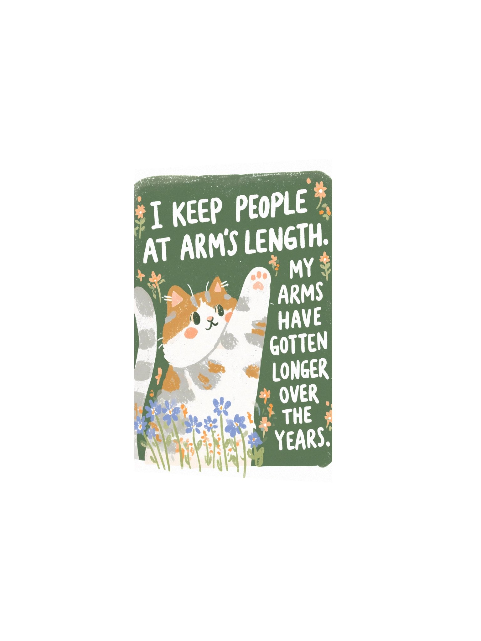 Long-Arm Cat Humor Poster product image (9)