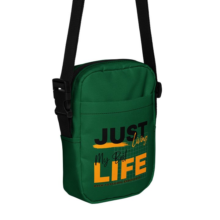 Forrest Green "JUST LIFE" Everyday Crossbody Bag product image (1)