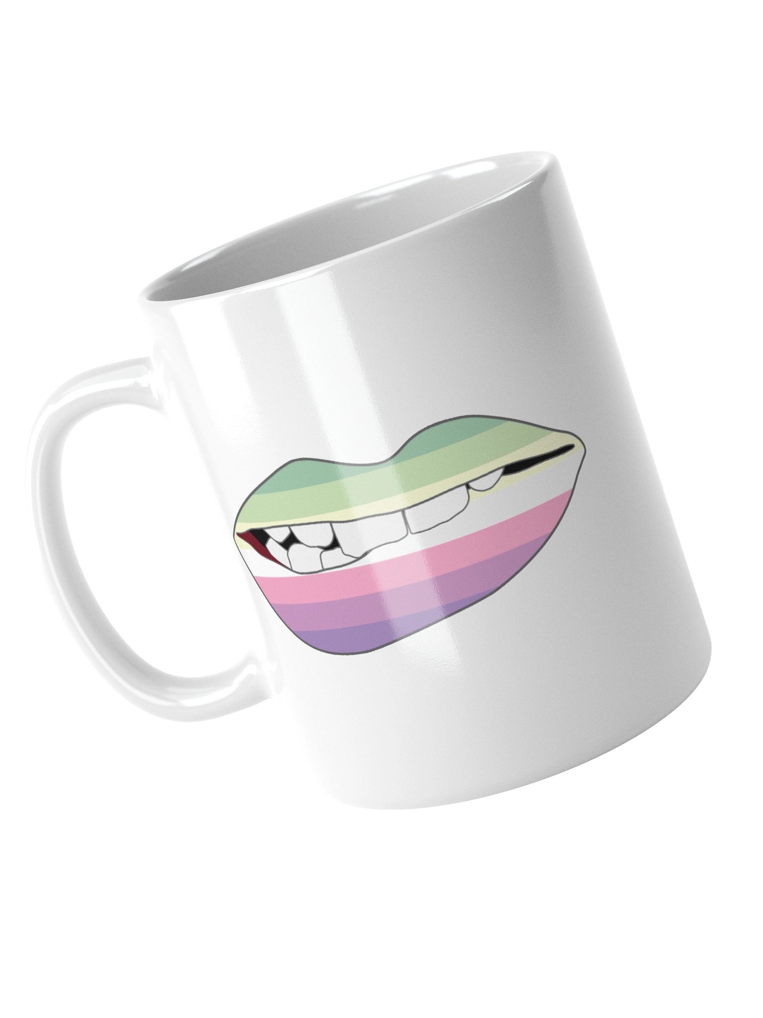 Genderfae Pride Flag Biting Lips Mug product image (3)