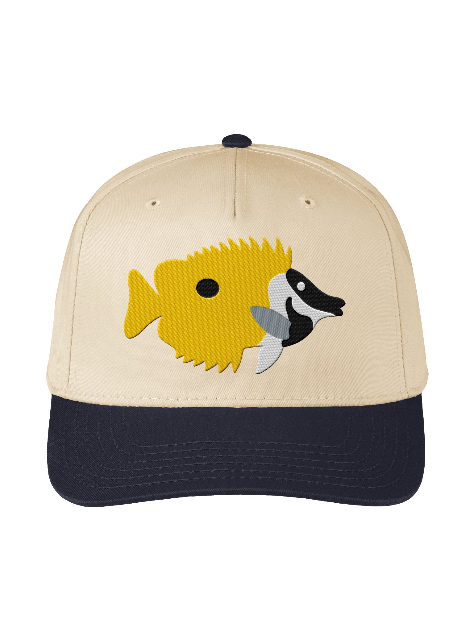 Foxface Rabbitfish Mid-Profile Baseball Cap (Embroidered) for Reef and Marine Aquarium Lovers product image (1)