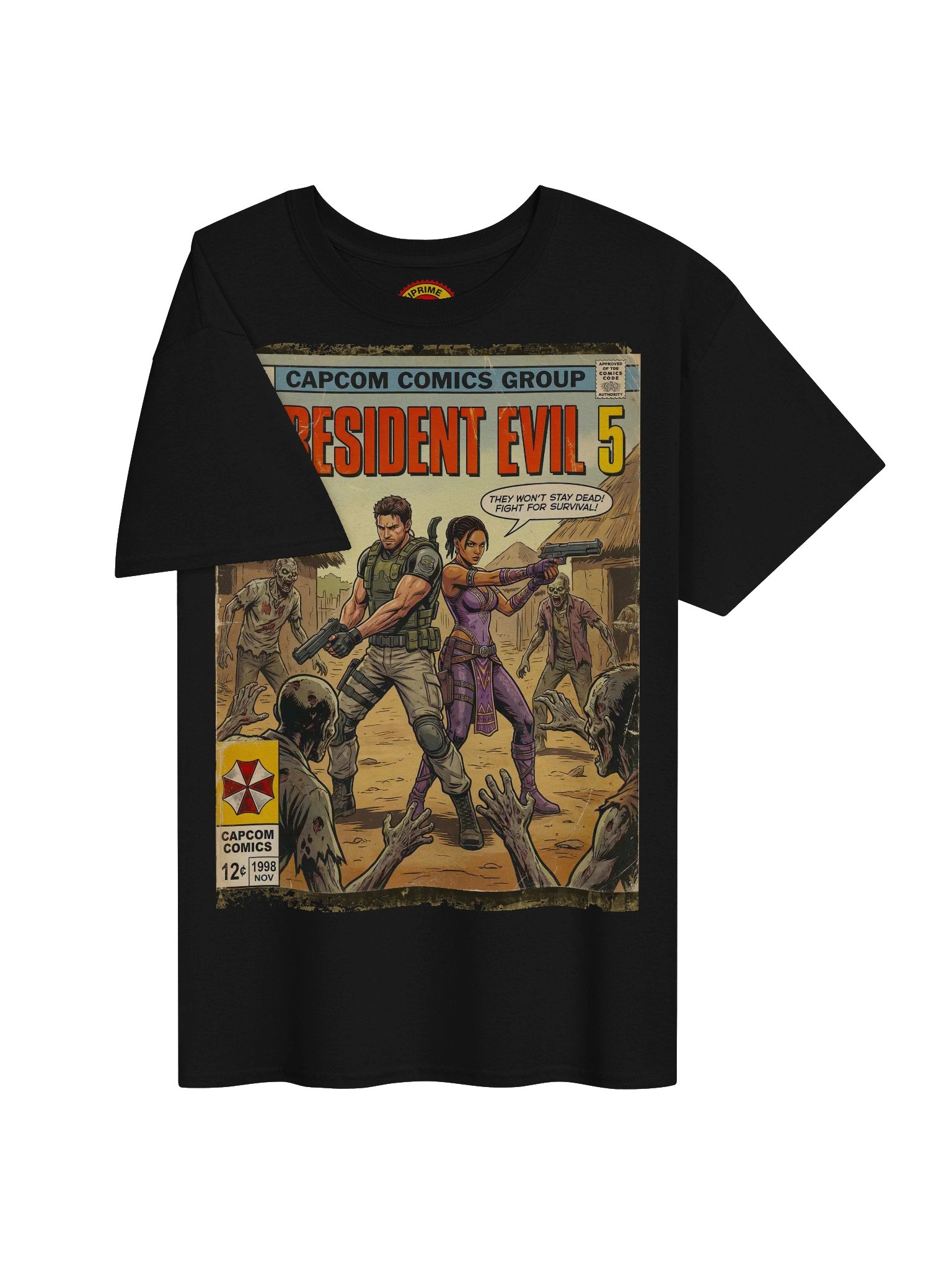 Resident Evil 5 Comic Art T-Shirt product image (3)