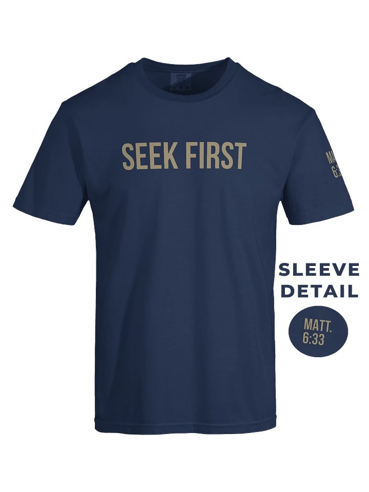 Men's Seek First Tee - Matthew 6:33 product image (2)