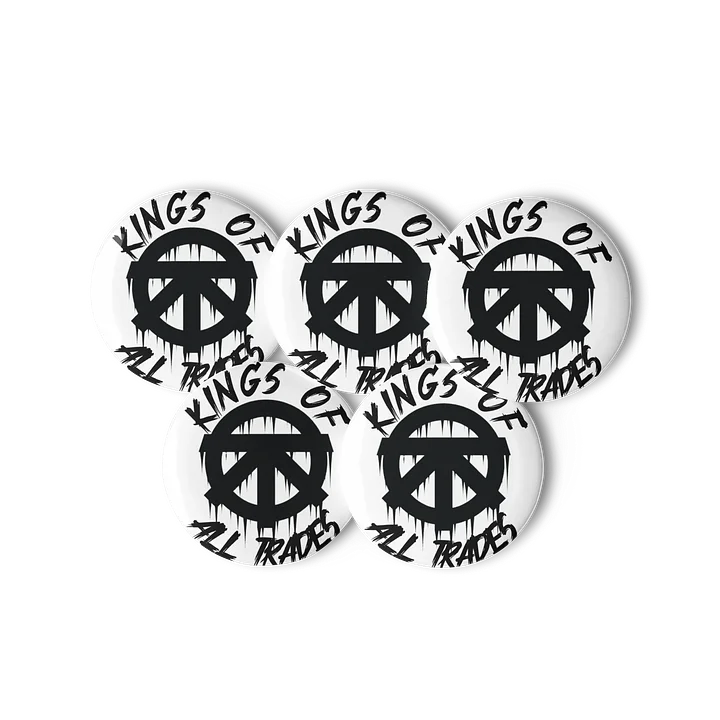 KINGS OF ALL Trades Pin Button Set product image (3)