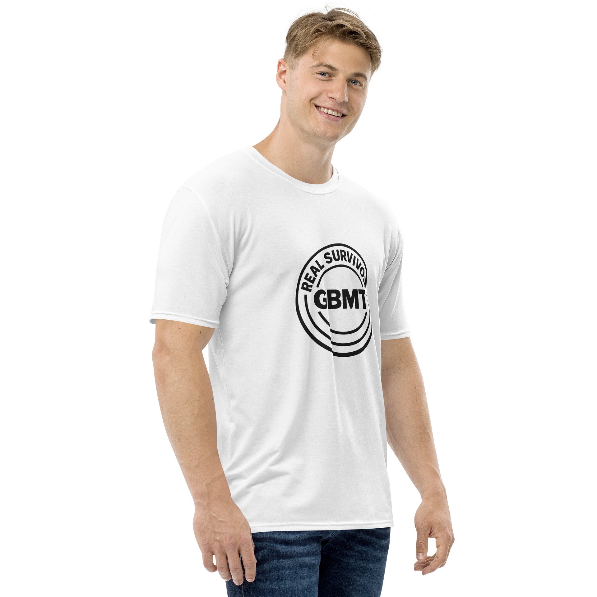 GBMT Real Survivor Circle Tee – White Edition product image (4)