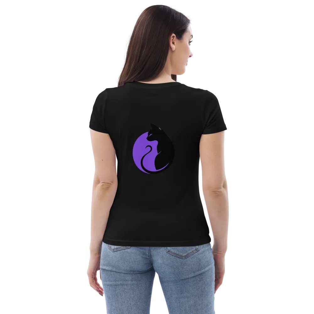 KawaiKitten Fitted Black Tee product image (1)
