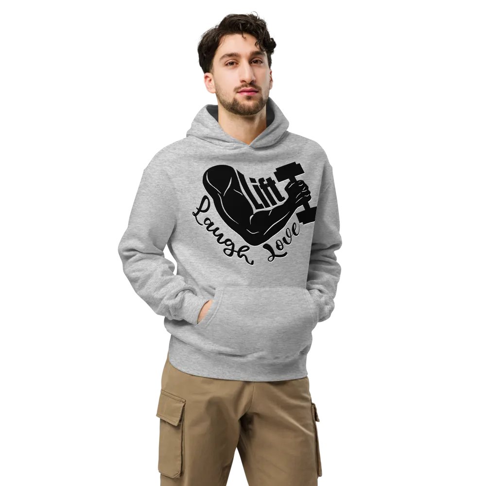 Lift Laugh Love Dark Mode Flex Pump Cover Hoodie product image (7)
