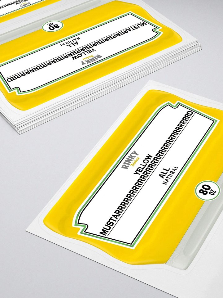 Mustarrrrrrd sticker! product image (1)