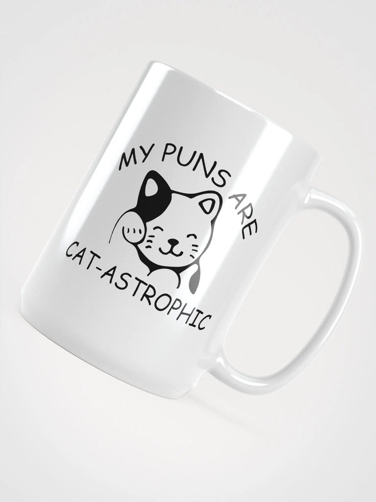 Cat-astrophic puns - mug product image (4)