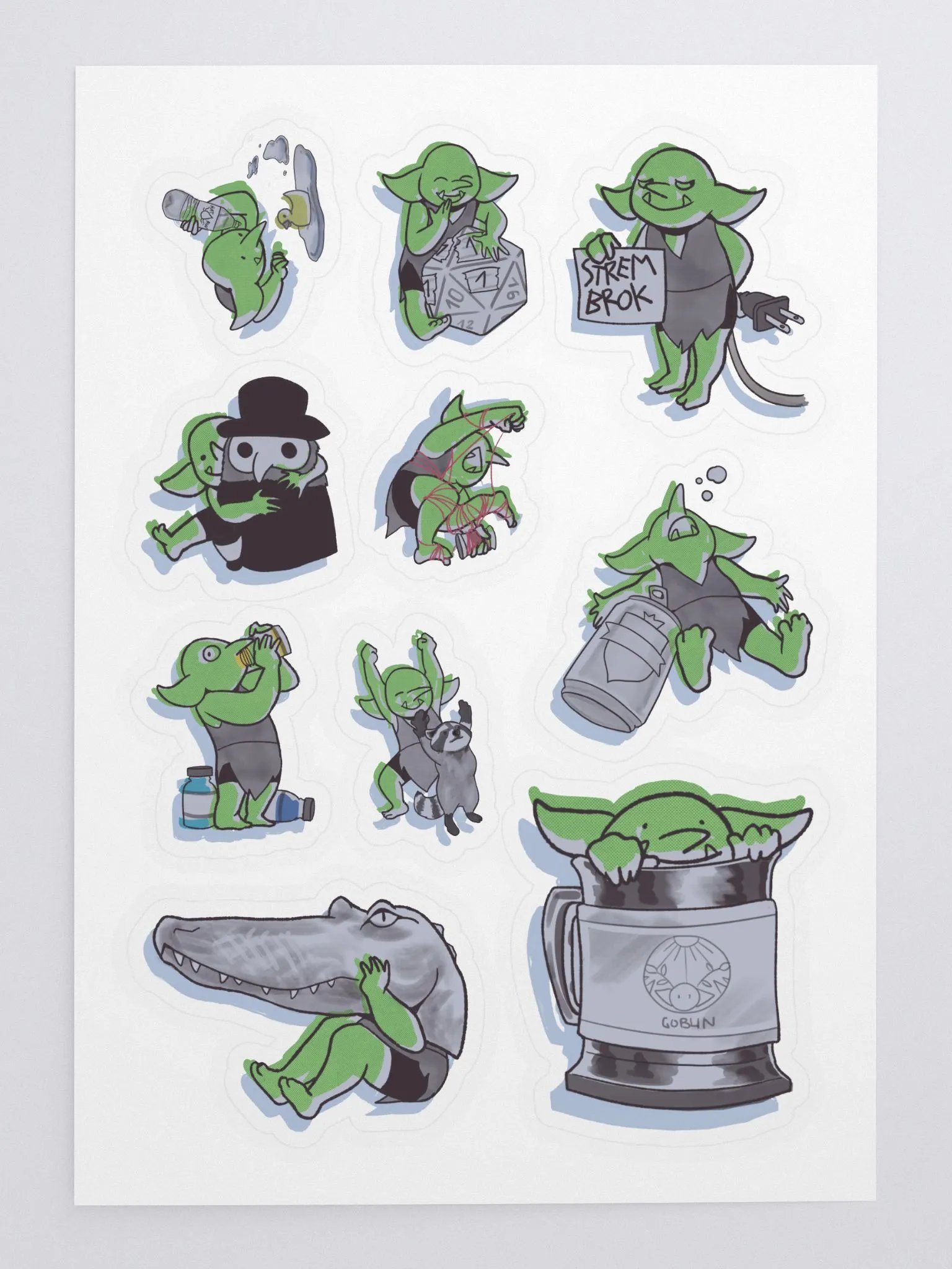 Goblin Sticker Sheet product image (3)