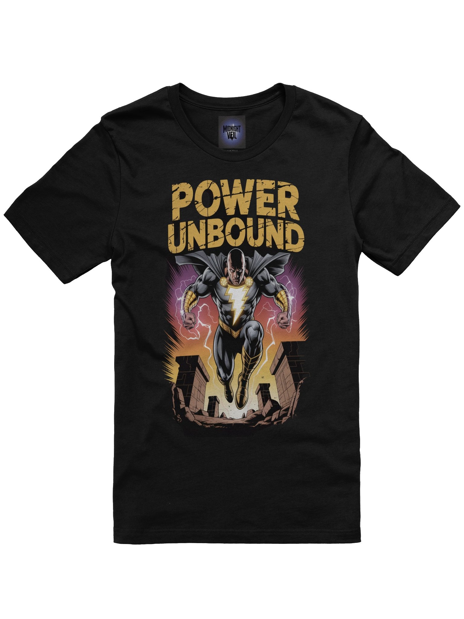 Power Unbound: Black Adam Inspired T-Shirt product image (3)