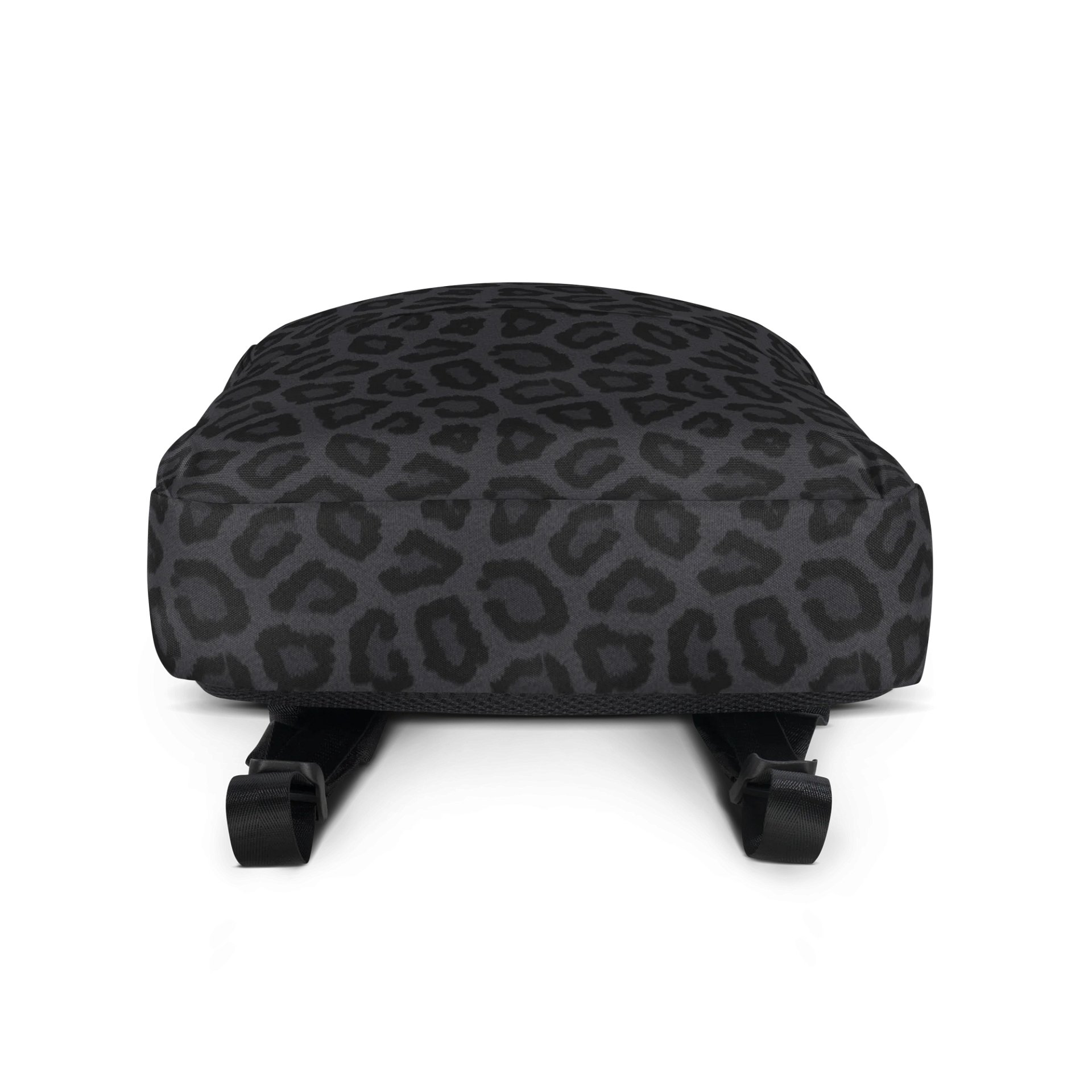 Black Leopard Print Backpack Stylish Durable Travel Bag product image (4)