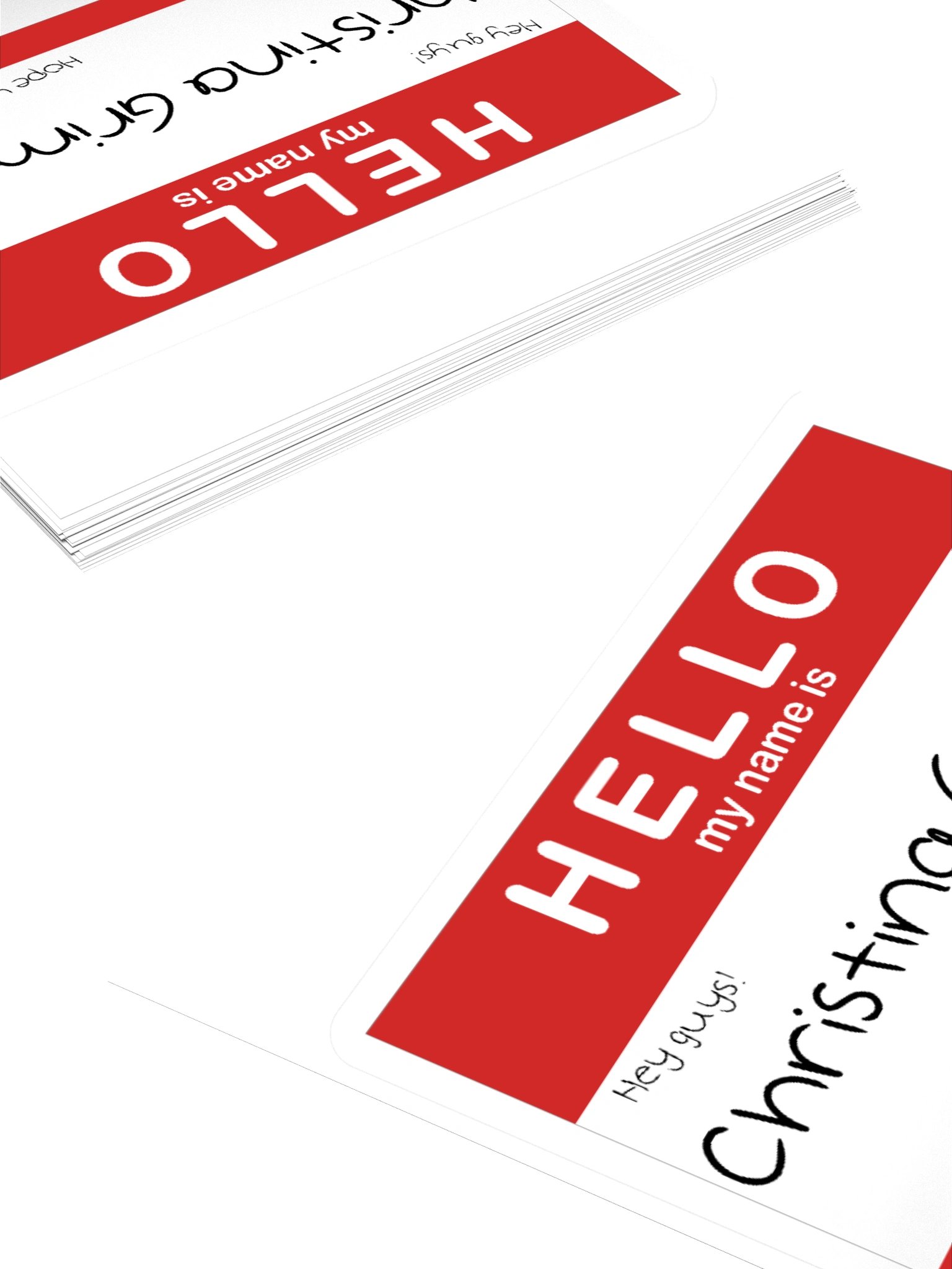 Hello My Name Is Christina Grimmie Sticker product image (4)