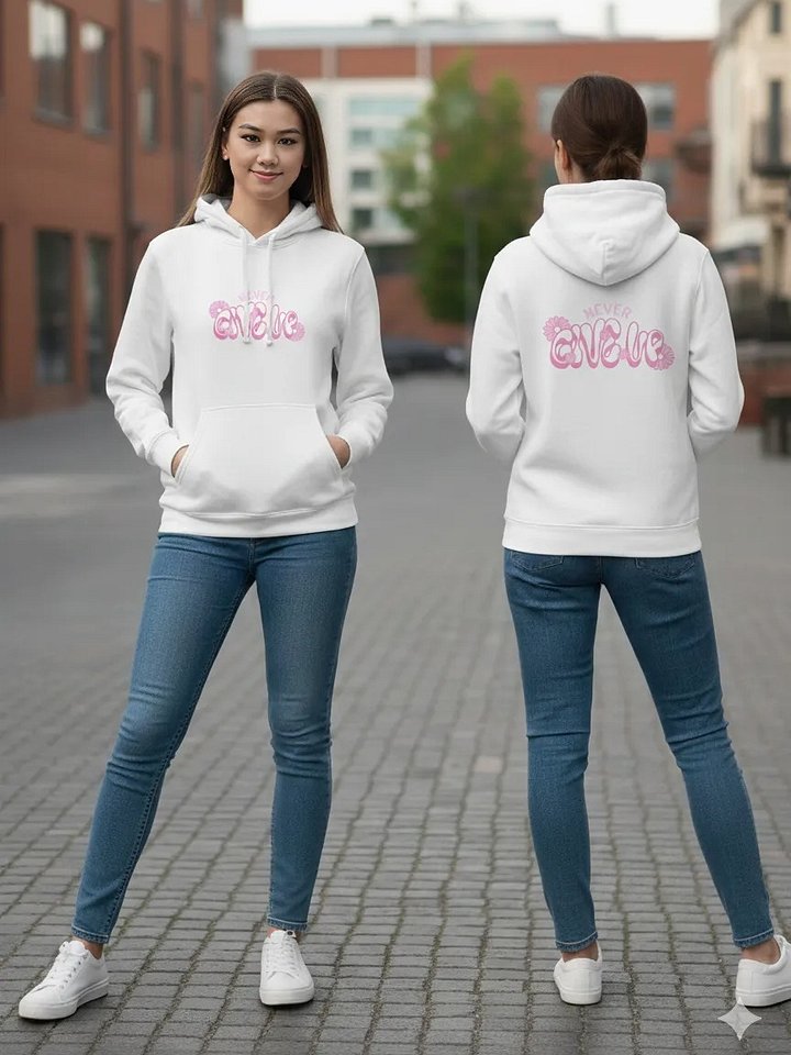 Blossom Never Give Up Eco Hoodie product image (1)