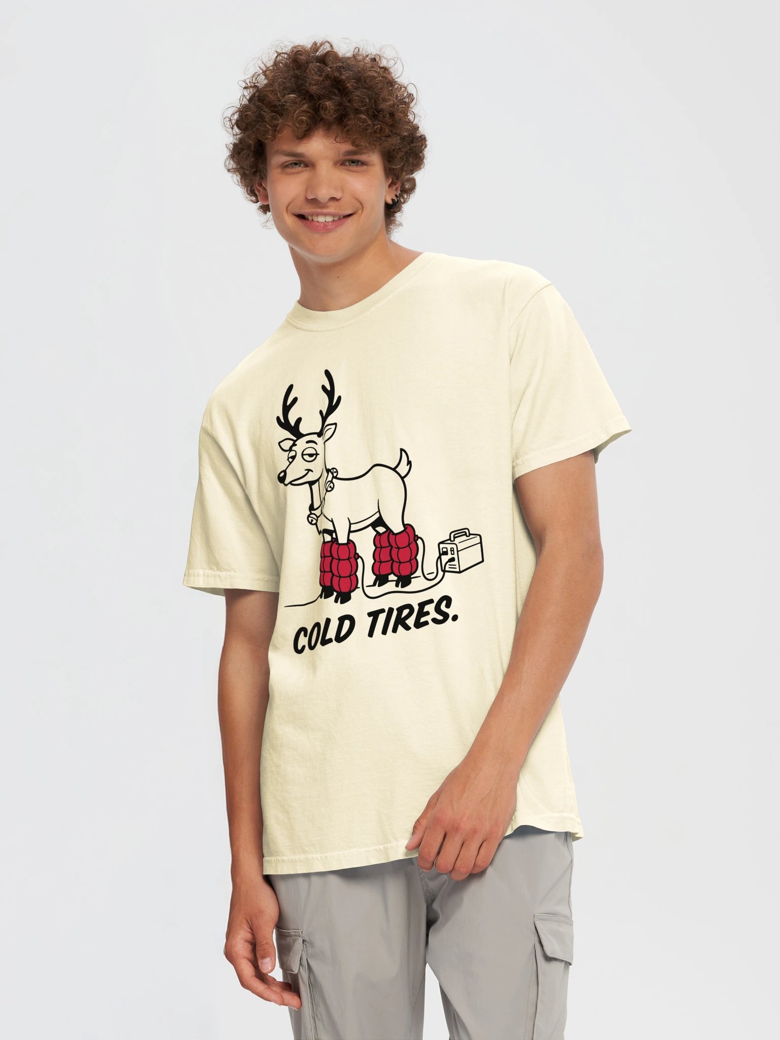 Cold Tires. Reindeer Tee product image (9)