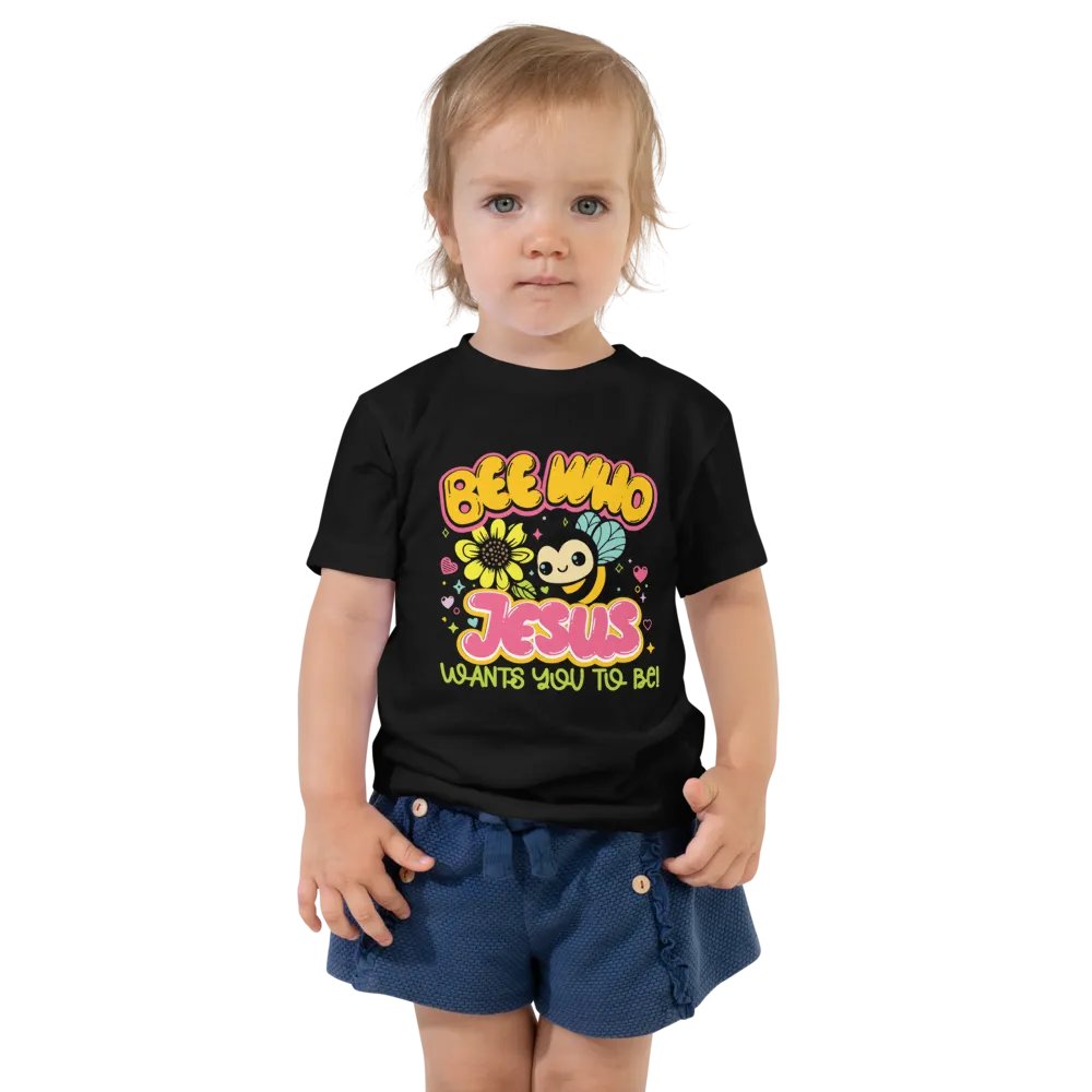 Bee Who Jesus Wants You to Be Toddler Tee product image (2)