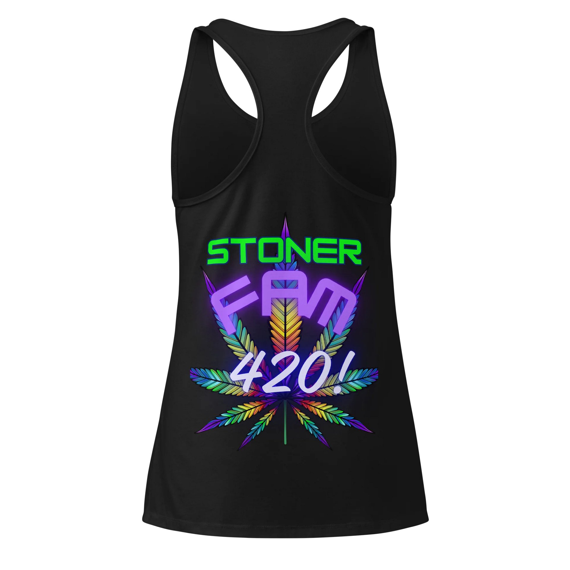 Animated Smoke Break Racerback Tank product image (5)