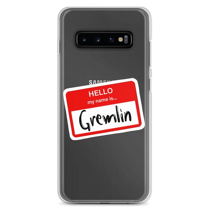 Clear Hello, my name is... Samsung Phone Case product image (1)