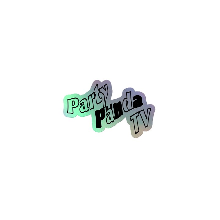 PartyPandaTV Holo Sticker product image (1)