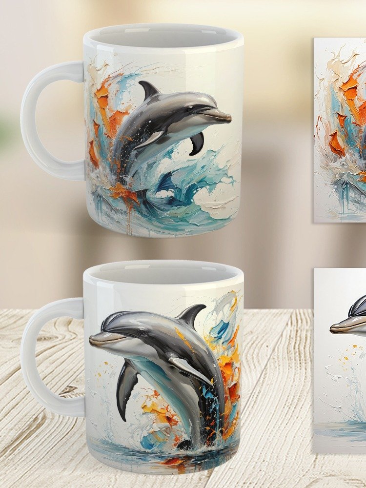Sunlit Jumper Dolphin Mug product image (10)