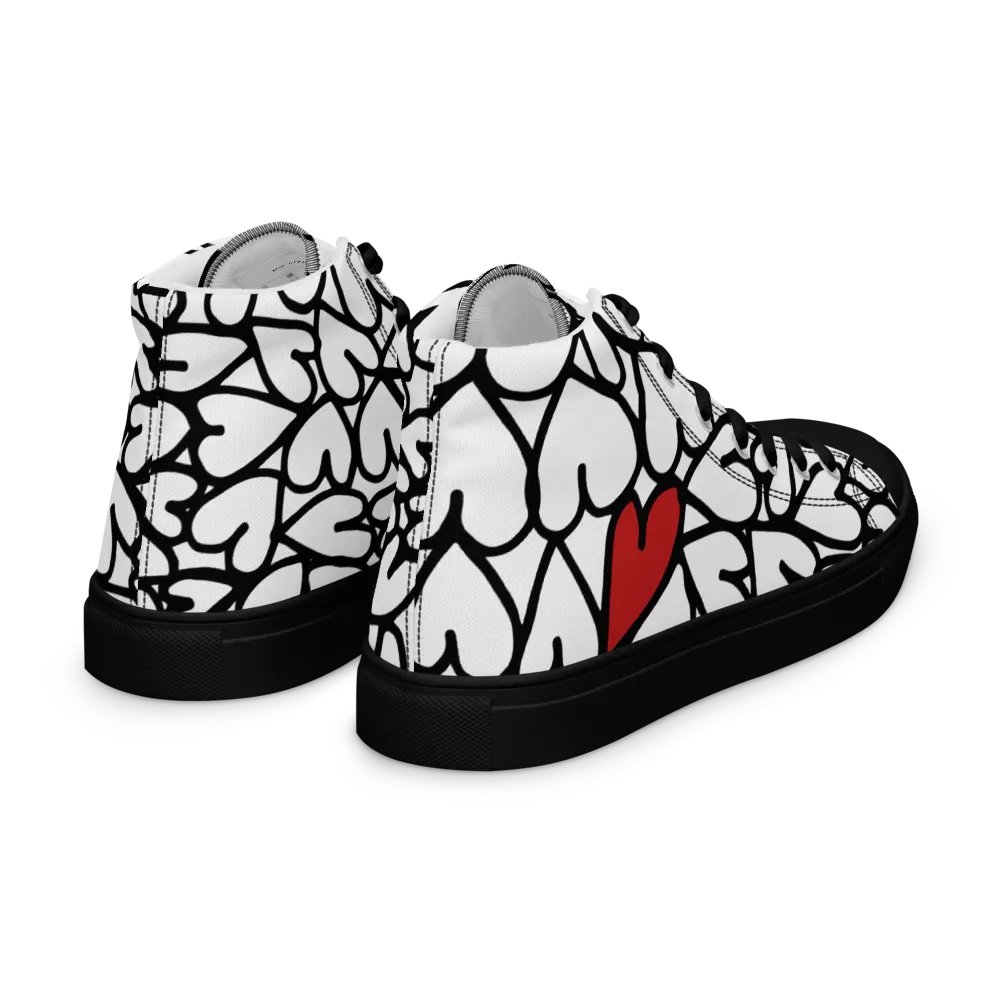 Have A Heart High Top Canvas Shoes product image (5)